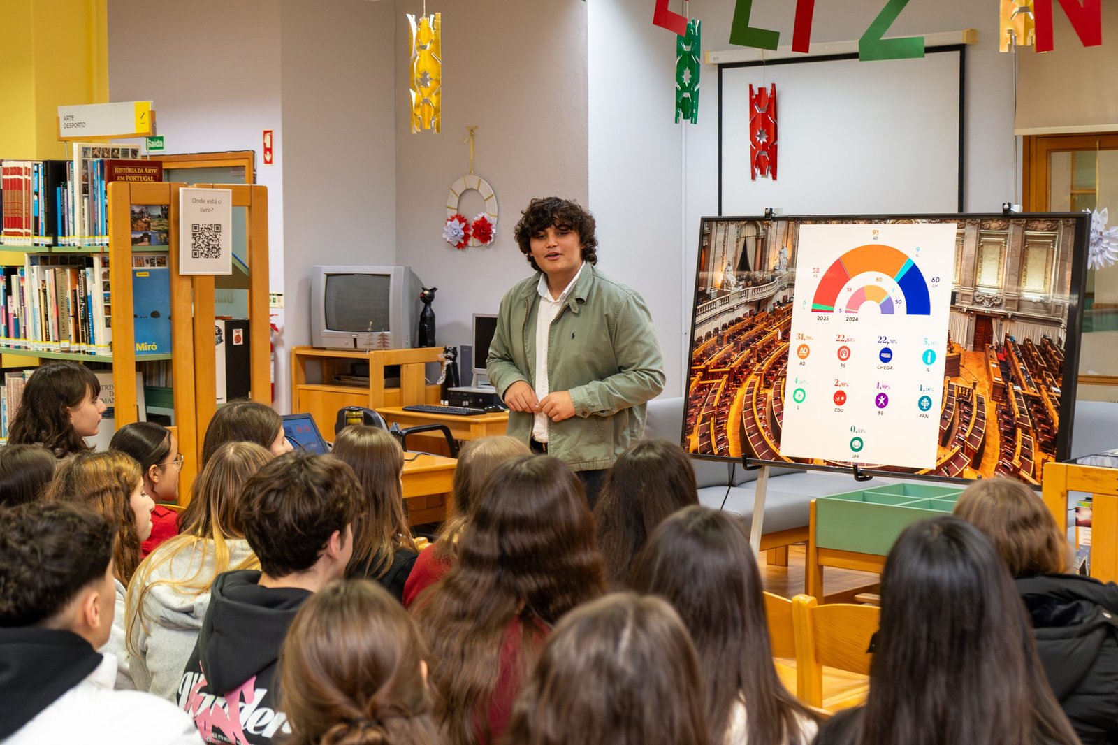“Henrique, o Político” visita Escola Básica e Secundária do Levante da Maia